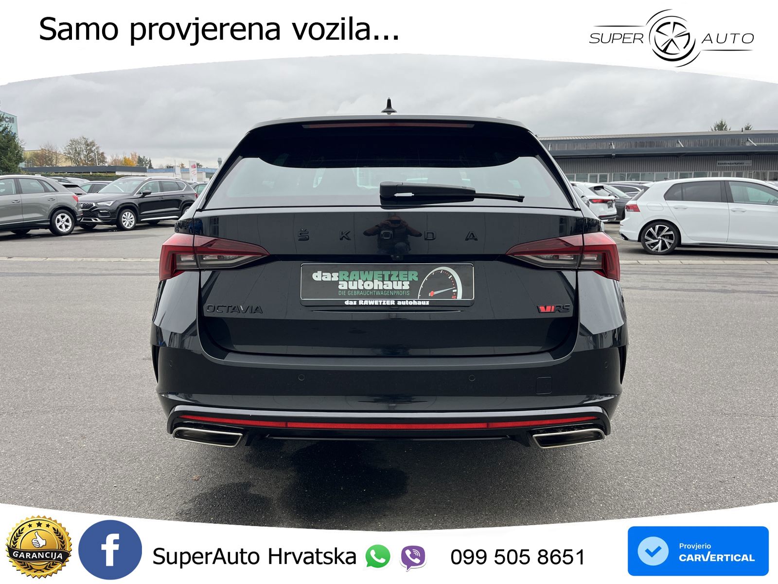 Škoda Octavia Combi RS 2.0 TSI (245 KS) DSG LED+GR SJED+ACC