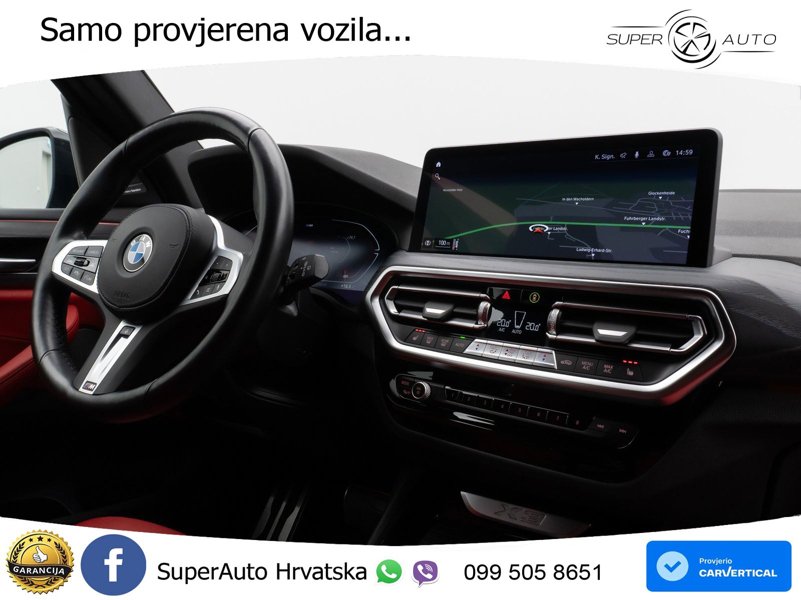 BMW X3 20d xDrive Steptronic M Sport LED+GR SJED+ACC
