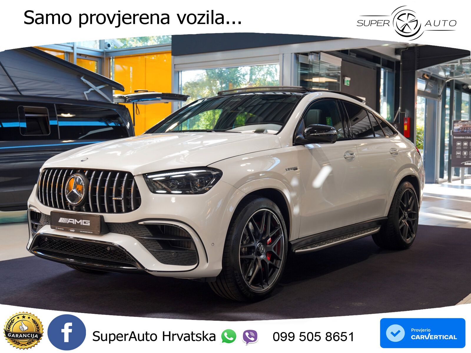 Mercedes AMG GLE Coupe 63 S V8 (612 KS) EQ Boost 4MATIC+ AMG SPEEDSHIFT TCT 9G ACC+HEAD+GR SJED+360+PANO