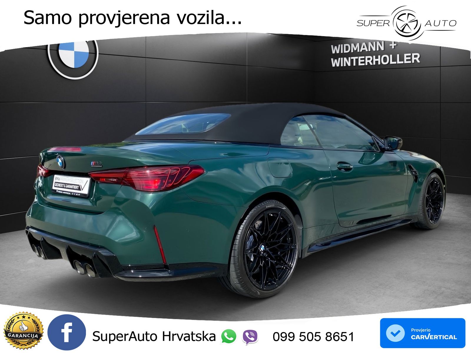 BMW M4 Convertible Competition 3.0 (530 KS) xDrive Steptronic LED+GR SJED+ACC