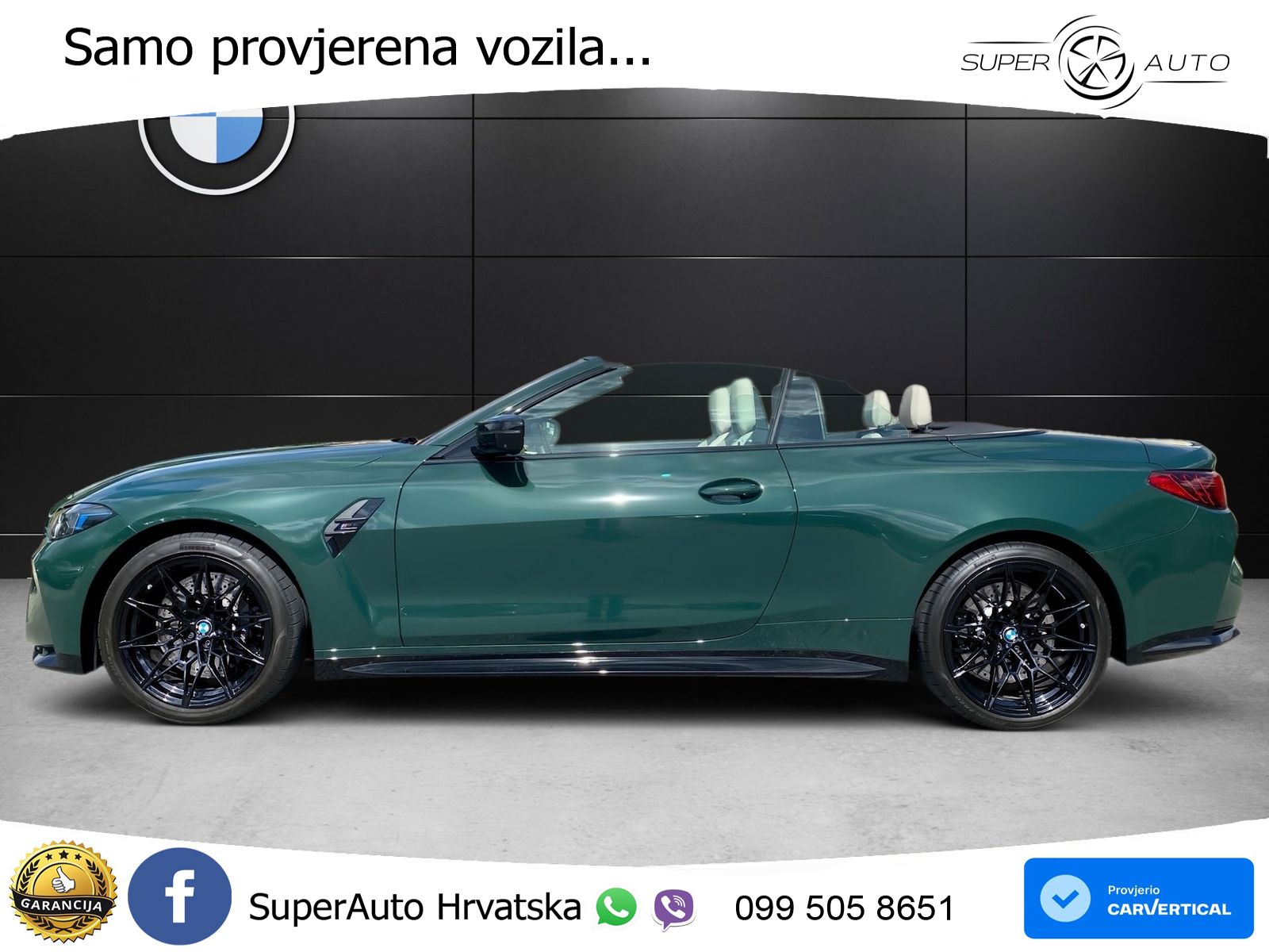 BMW M4 Convertible Competition 3.0 (530 KS) xDrive Steptronic LED+GR SJED+ACC