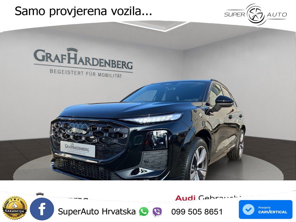Audi Q3 1.5 TFSI (150 KS) S tronic S line LED+GR SJED+ACC