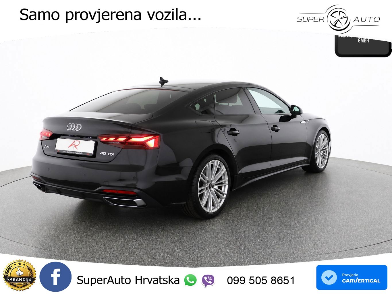 Audi A5 Sportback 40 TDI (204 KS) S tronic S line