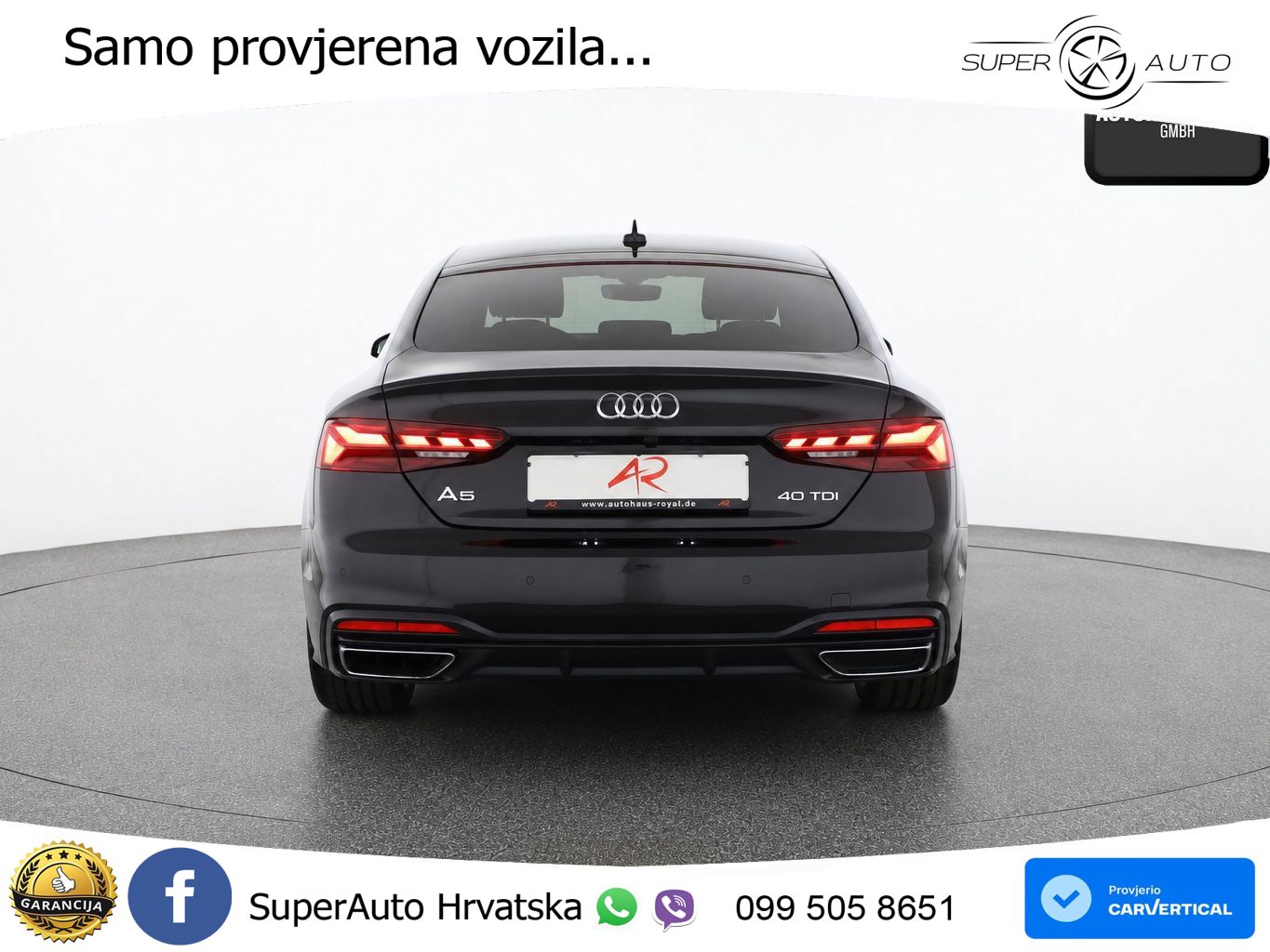 Audi A5 Sportback 40 TDI (204 KS) S tronic S line