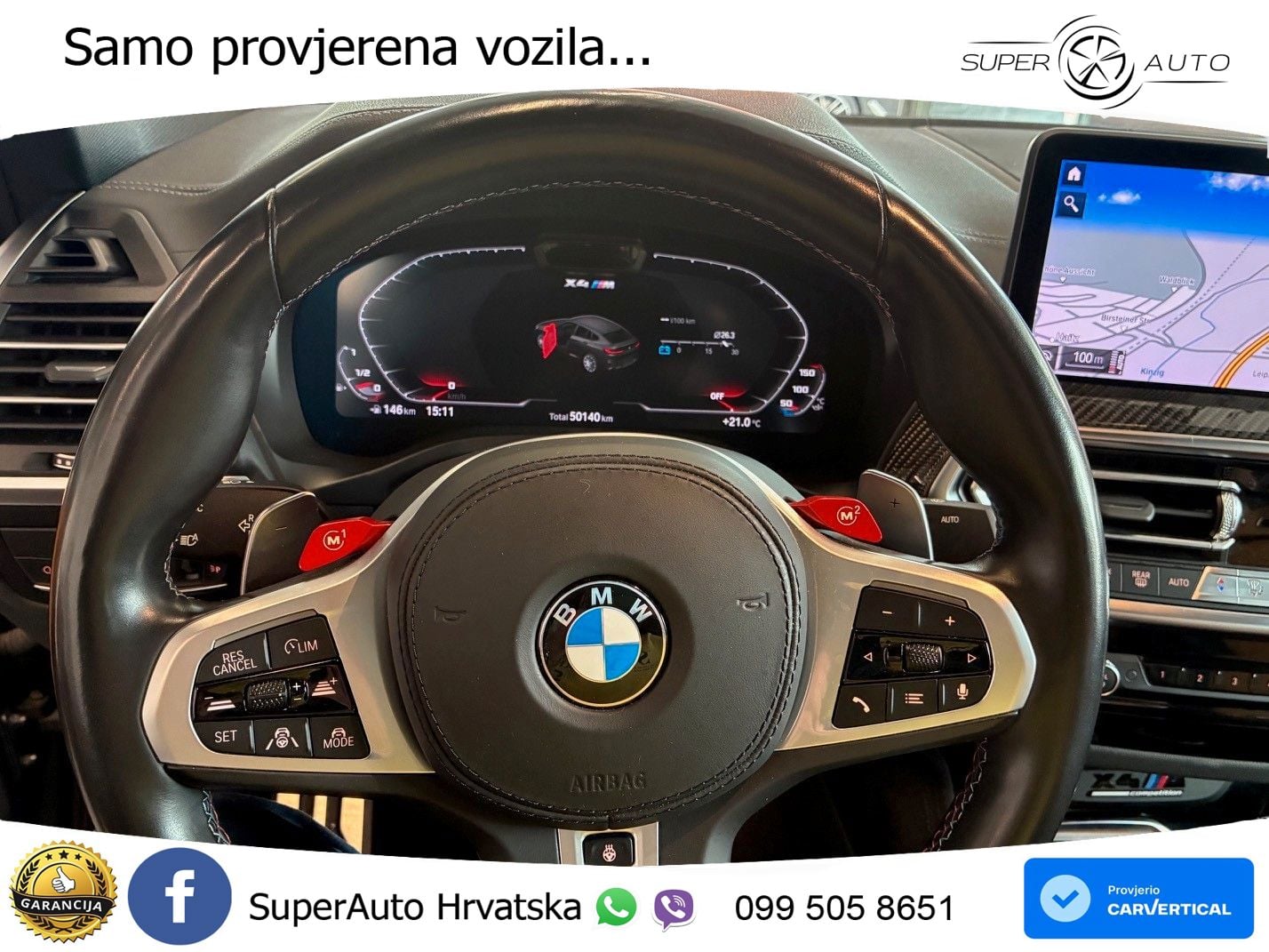 BMW X4 M Competition 3.0 (510 KS) xDrive Steptronic LED+GR SJED+ACC