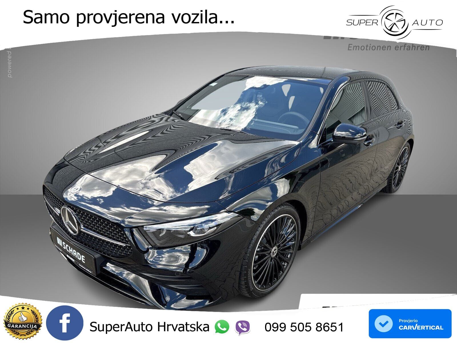 Mercedes-Benz A 200 7G-DCT AMG ACC+GR SJED+360+PANO