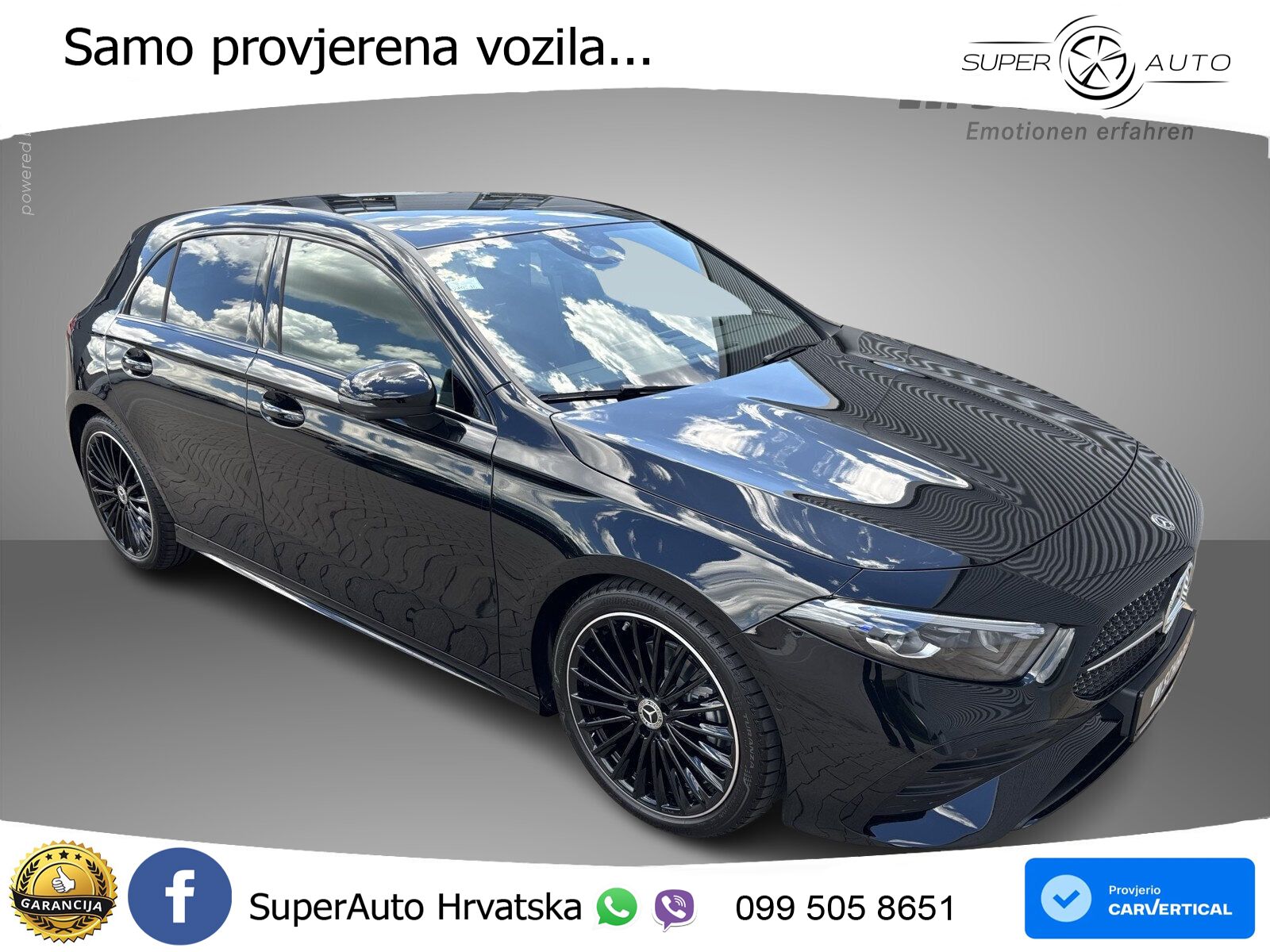 Mercedes-Benz A 200 7G-DCT AMG ACC+GR SJED+360+PANO
