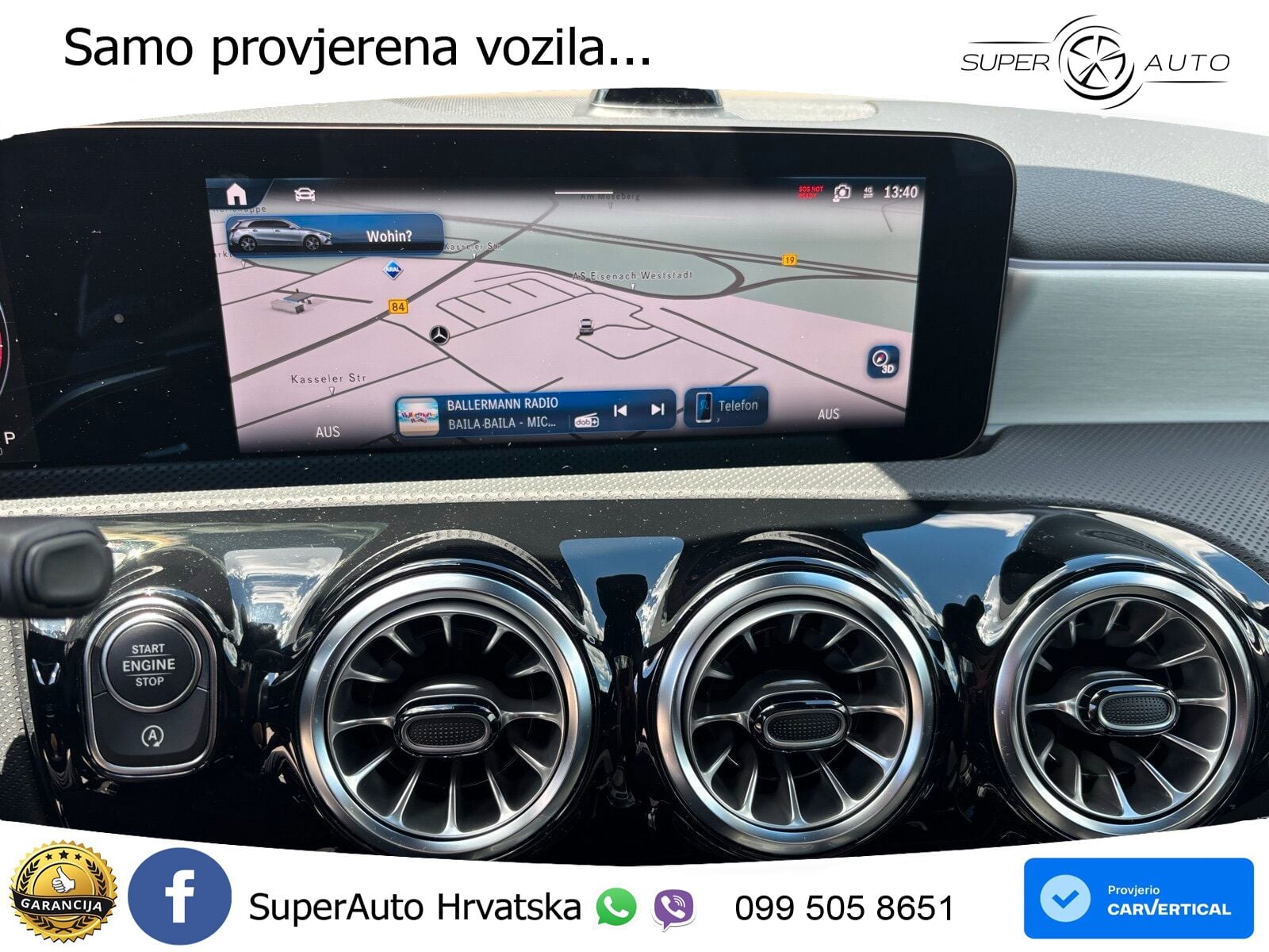 Mercedes-Benz A 200 7G-DCT AMG ACC+GR SJED+360+PANO