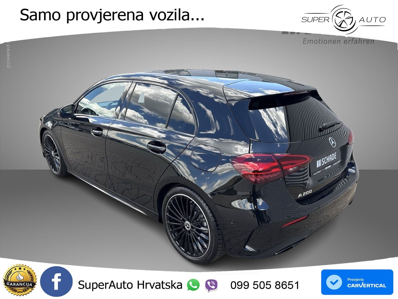 Mercedes-Benz A 200 7G-DCT AMG ACC+GR SJED+360+PANO
