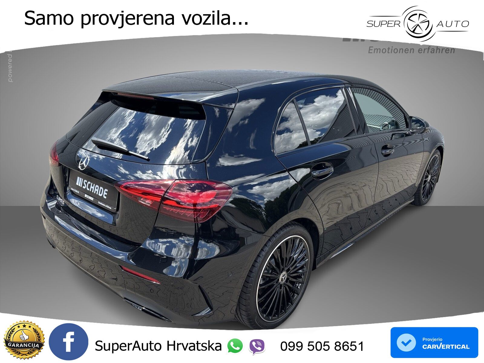 Mercedes-Benz A 200 7G-DCT AMG ACC+GR SJED+360+PANO