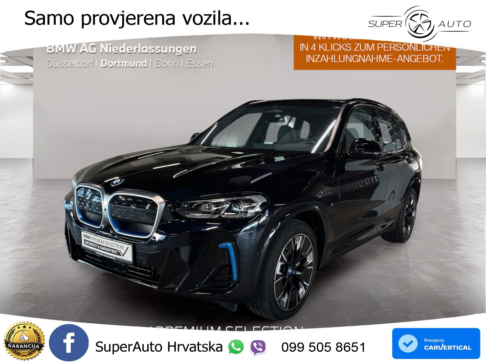 BMW iX3 80 kWh (286 KS)