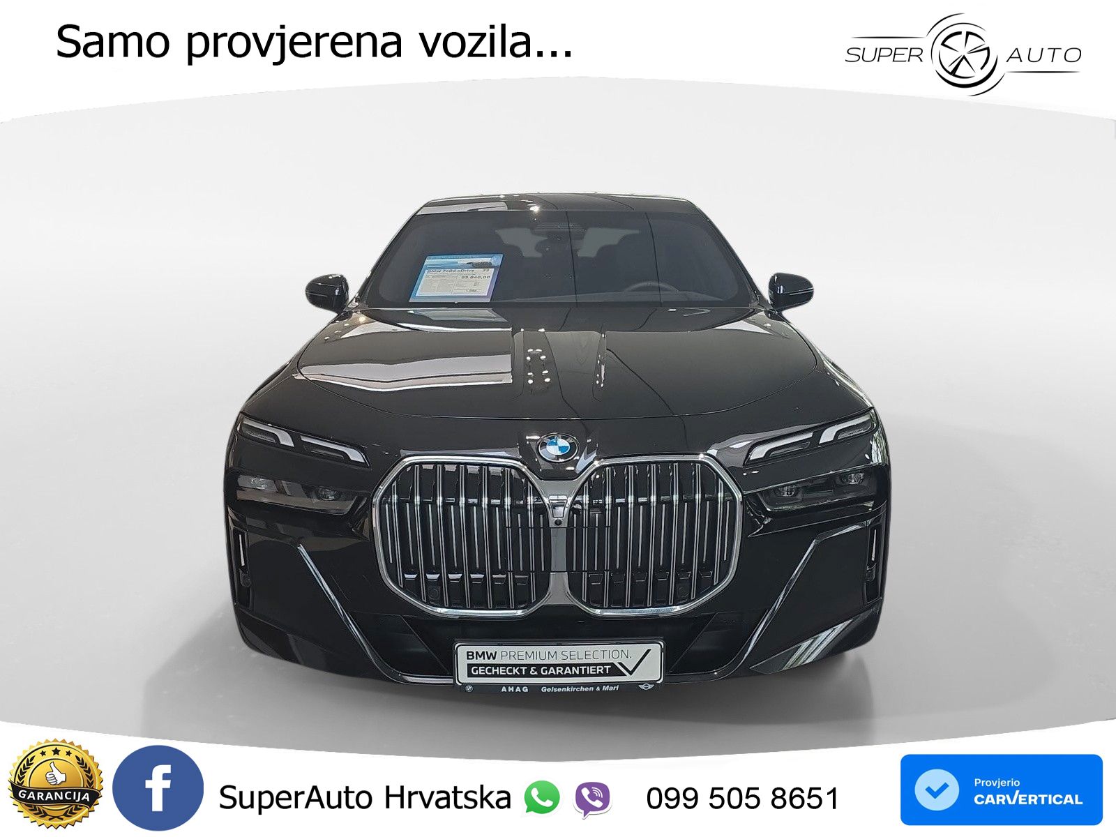 BMW 740d (299 KS) xDrive Steptronic ZRAČNI+ACC+GR SJED+KAM+PANO