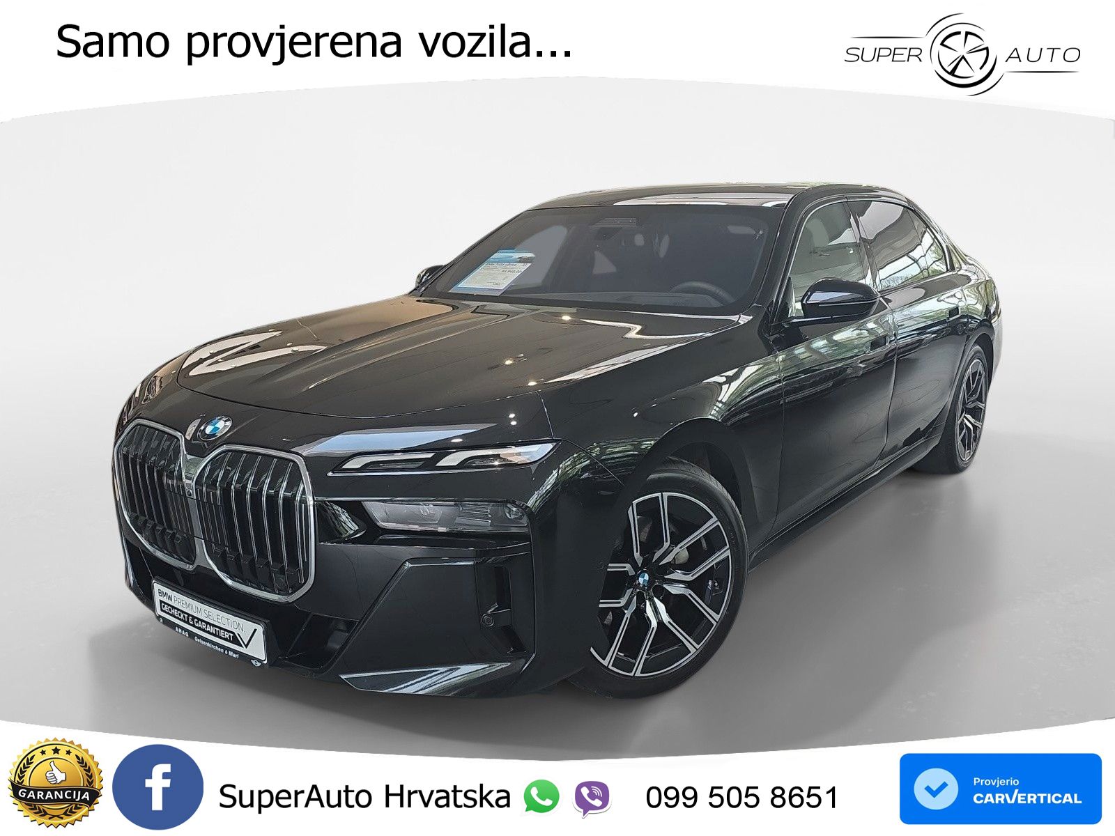 BMW 740d (299 KS) xDrive Steptronic ZRAČNI+ACC+GR SJED+KAM+PANO