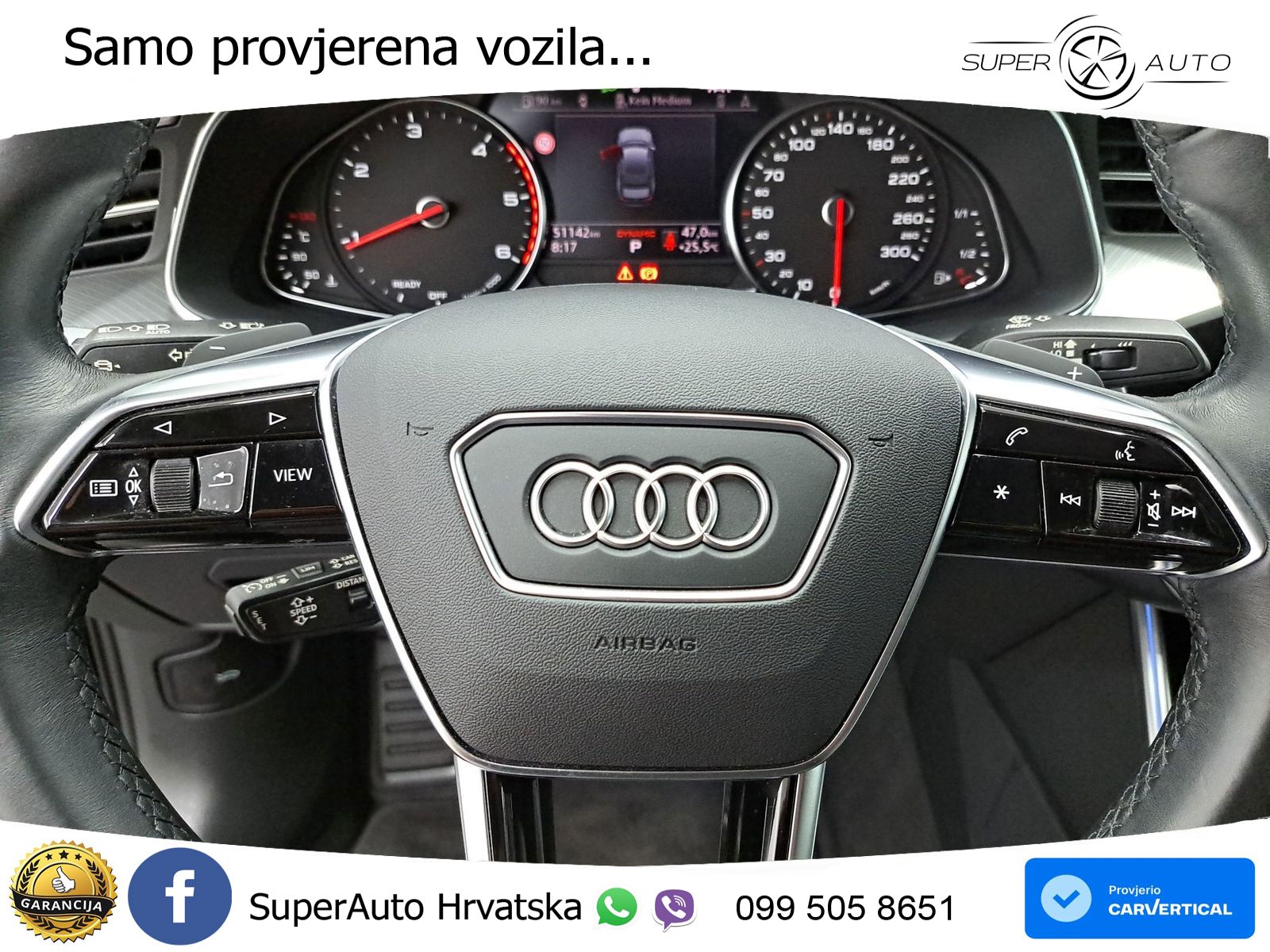 Audi A6 50 TDI V6 (286 KS) quattro tiptronic S line LED+GR SJED+ACC