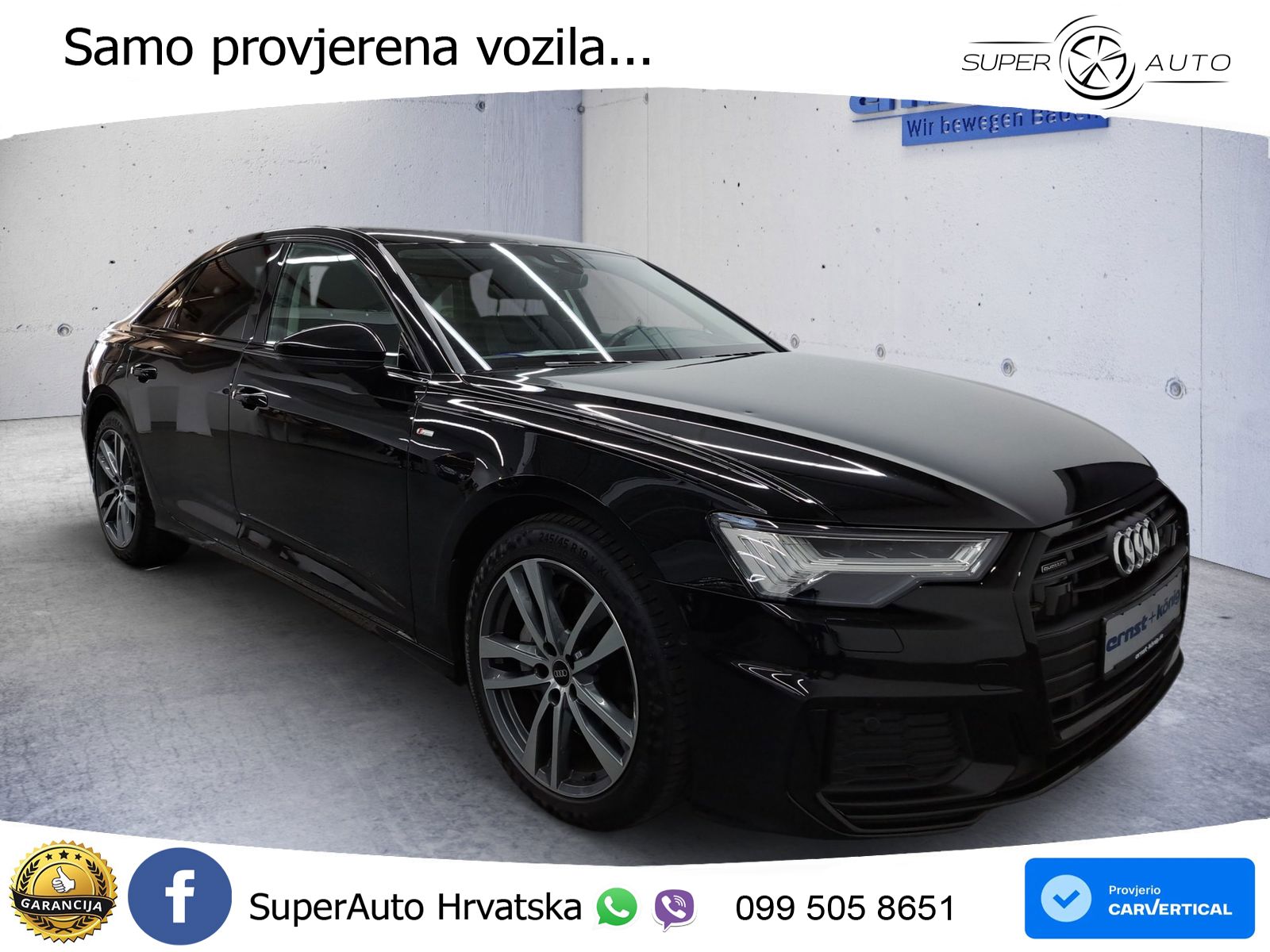 Audi A6 50 TDI V6 (286 KS) quattro tiptronic S line LED+GR SJED+ACC
