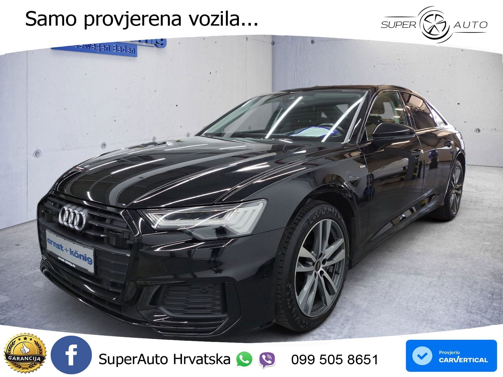Audi A6 50 TDI V6 (286 KS) quattro tiptronic S line LED+GR SJED+ACC