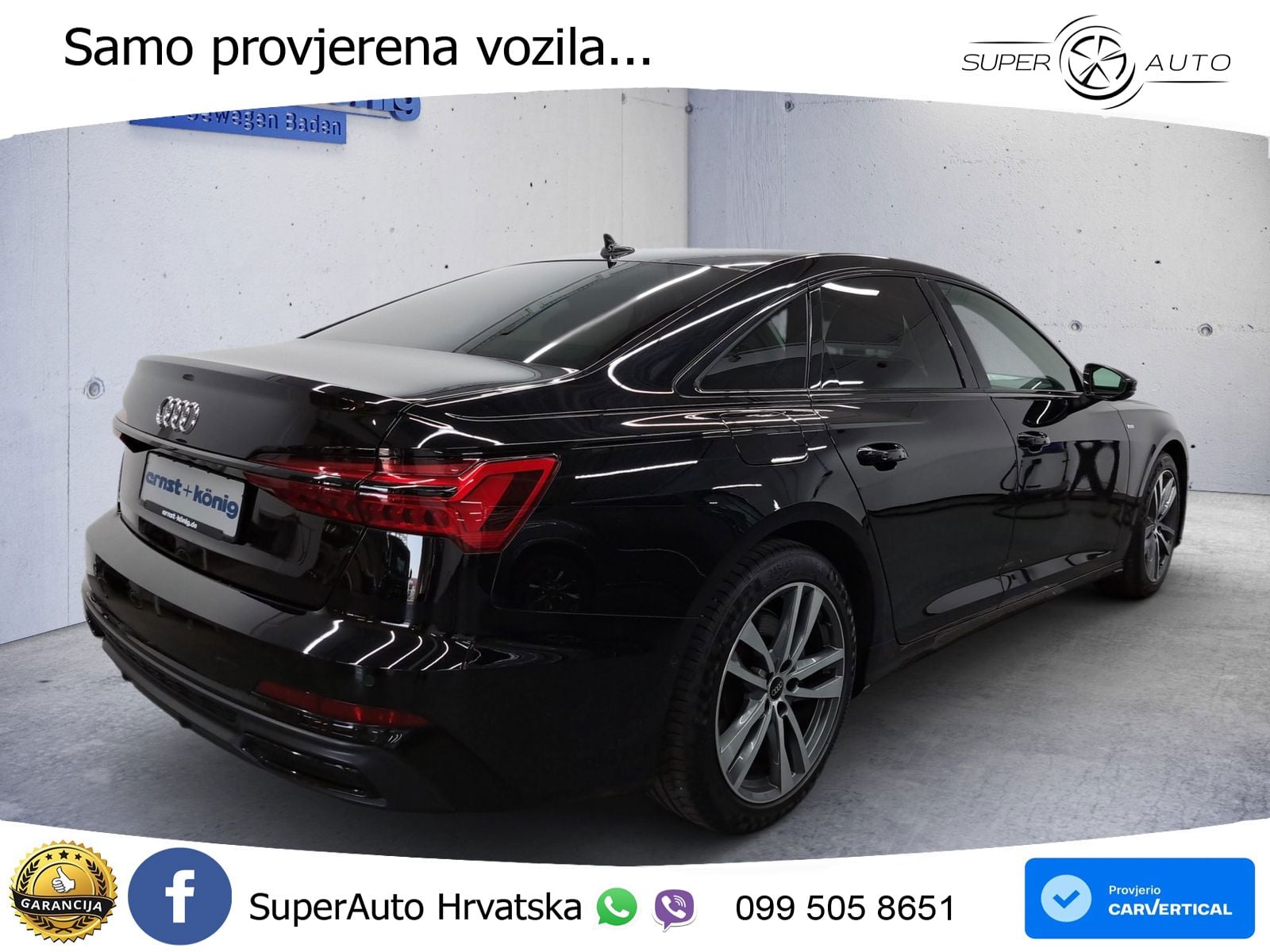 Audi A6 50 TDI V6 (286 KS) quattro tiptronic S line LED+GR SJED+ACC