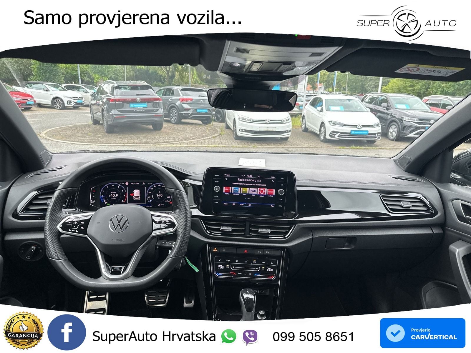 Volkswagen T-Roc 1.5 TSI (150 KS) DSG R-Line LED+GR SJED+ACC
