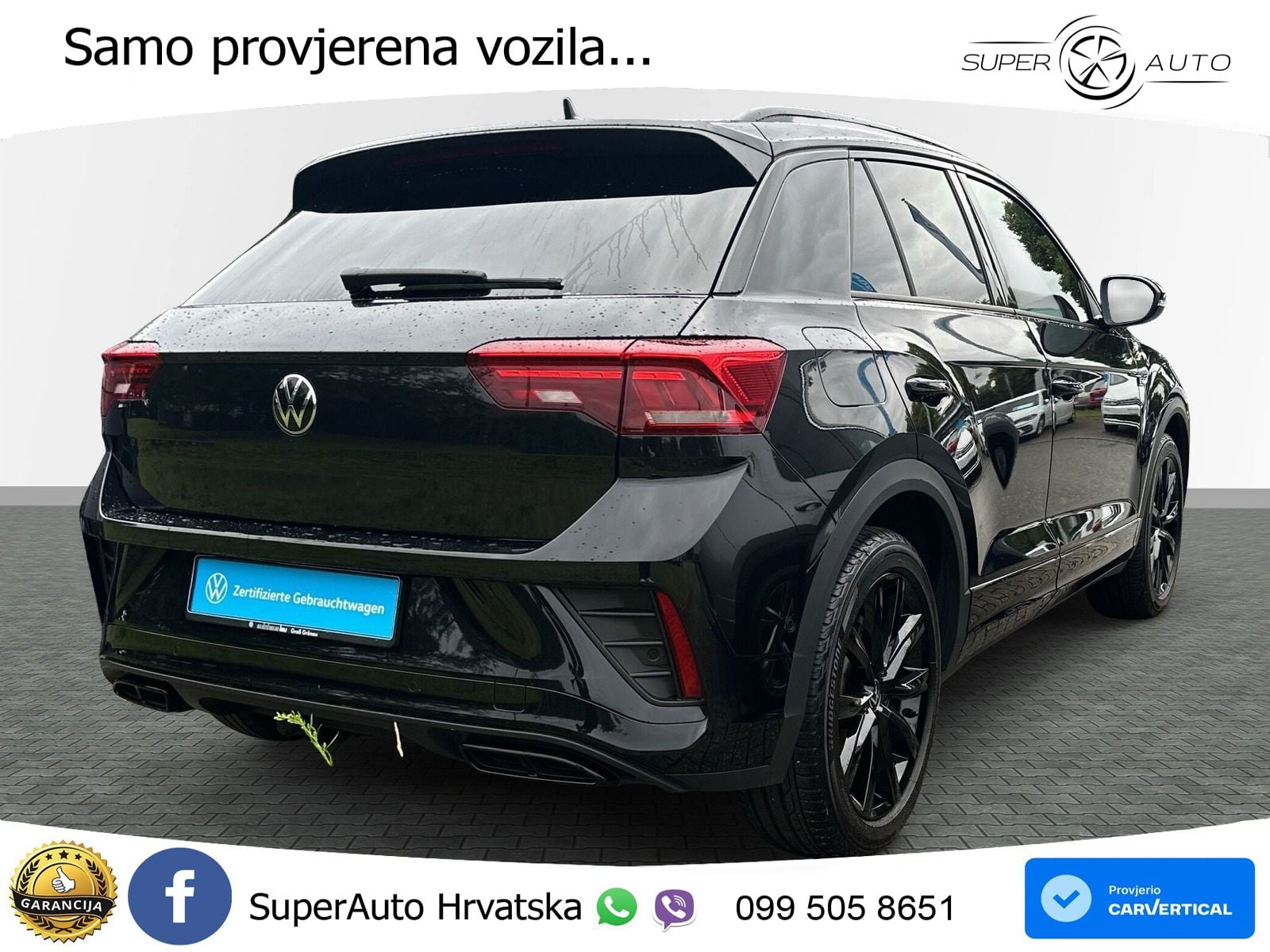 Volkswagen T-Roc 1.5 TSI (150 KS) DSG R-Line LED+GR SJED+ACC