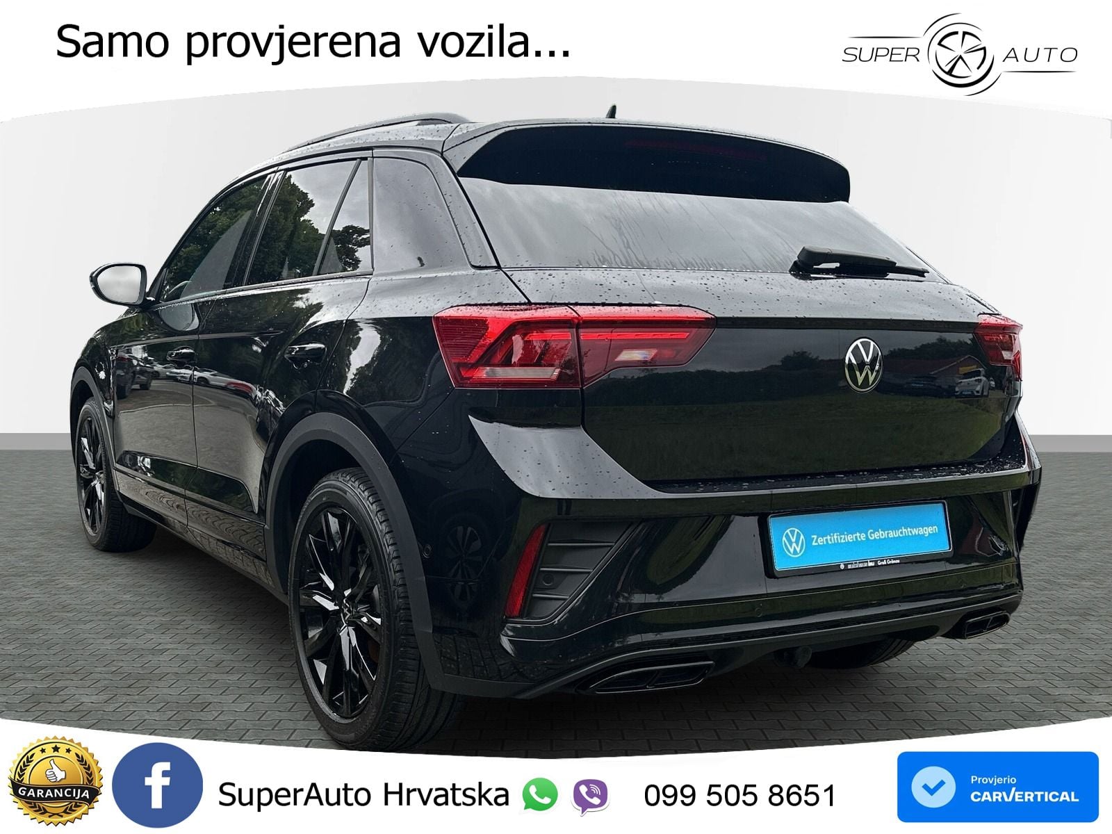 Volkswagen T-Roc 1.5 TSI (150 KS) DSG R-Line LED+GR SJED+ACC