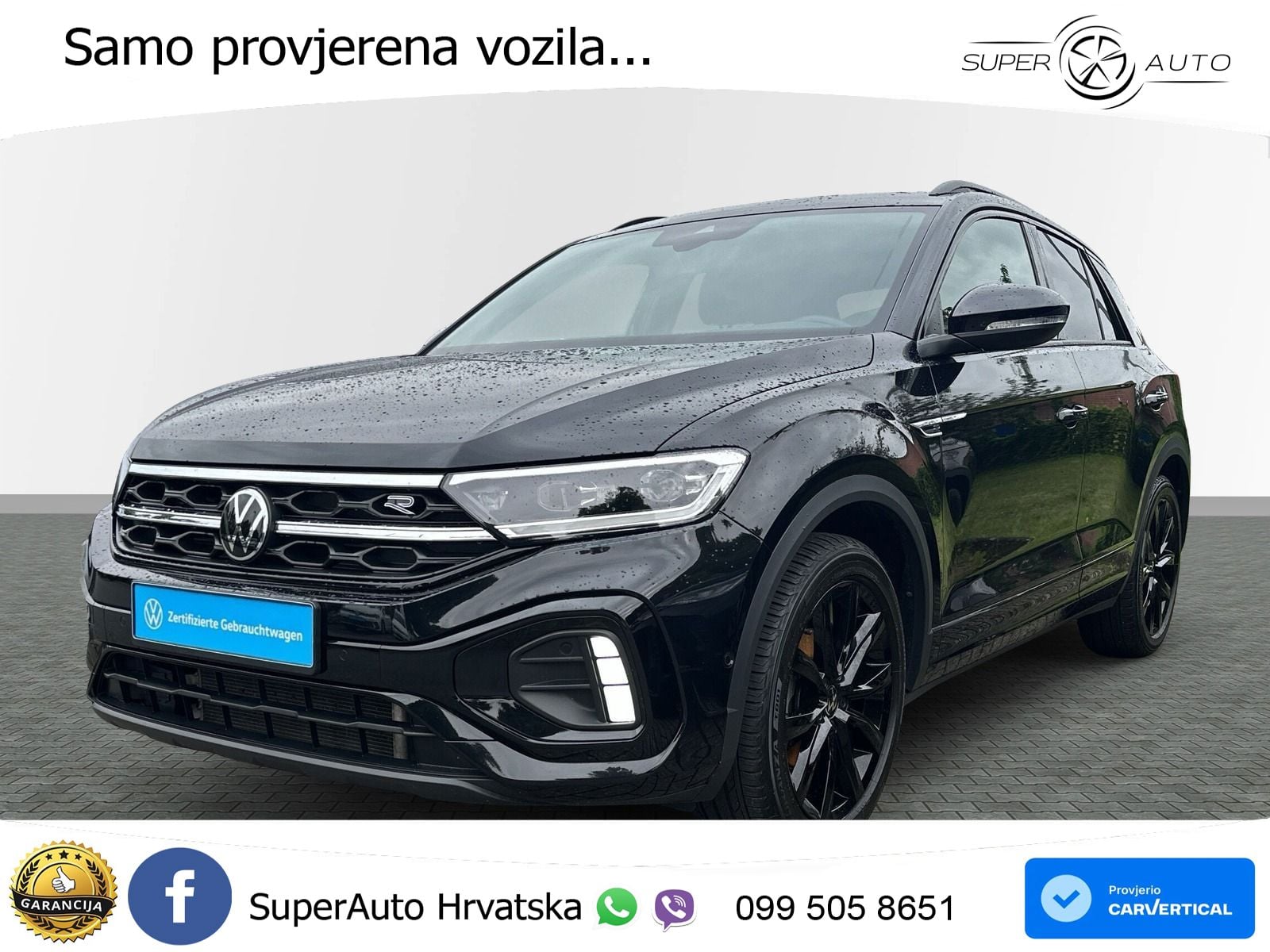 Volkswagen T-Roc 1.5 TSI (150 KS) DSG R-Line LED+GR SJED+ACC