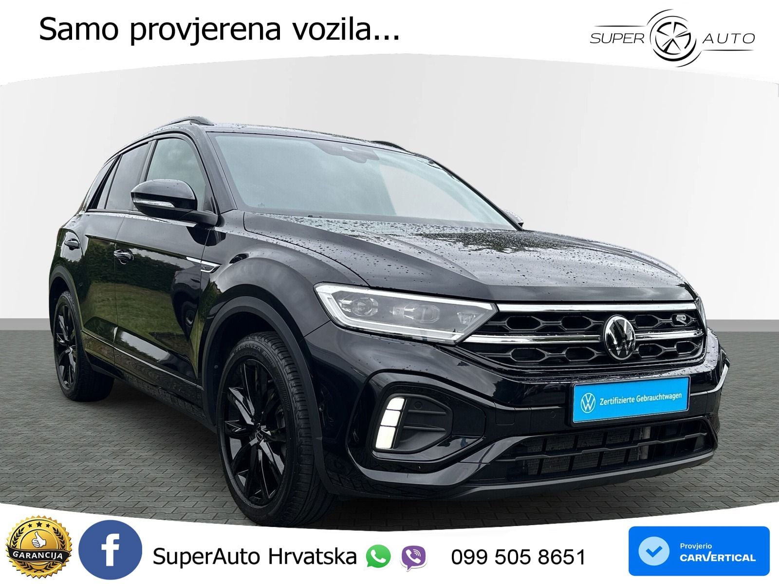 Volkswagen T-Roc 1.5 TSI (150 KS) DSG R-Line LED+GR SJED+ACC