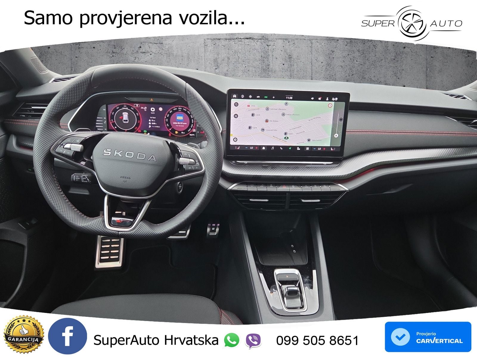 Škoda Octavia Combi RS 2.0 TSI (265 KS) DSG MATRIX+GR SJED+KAM