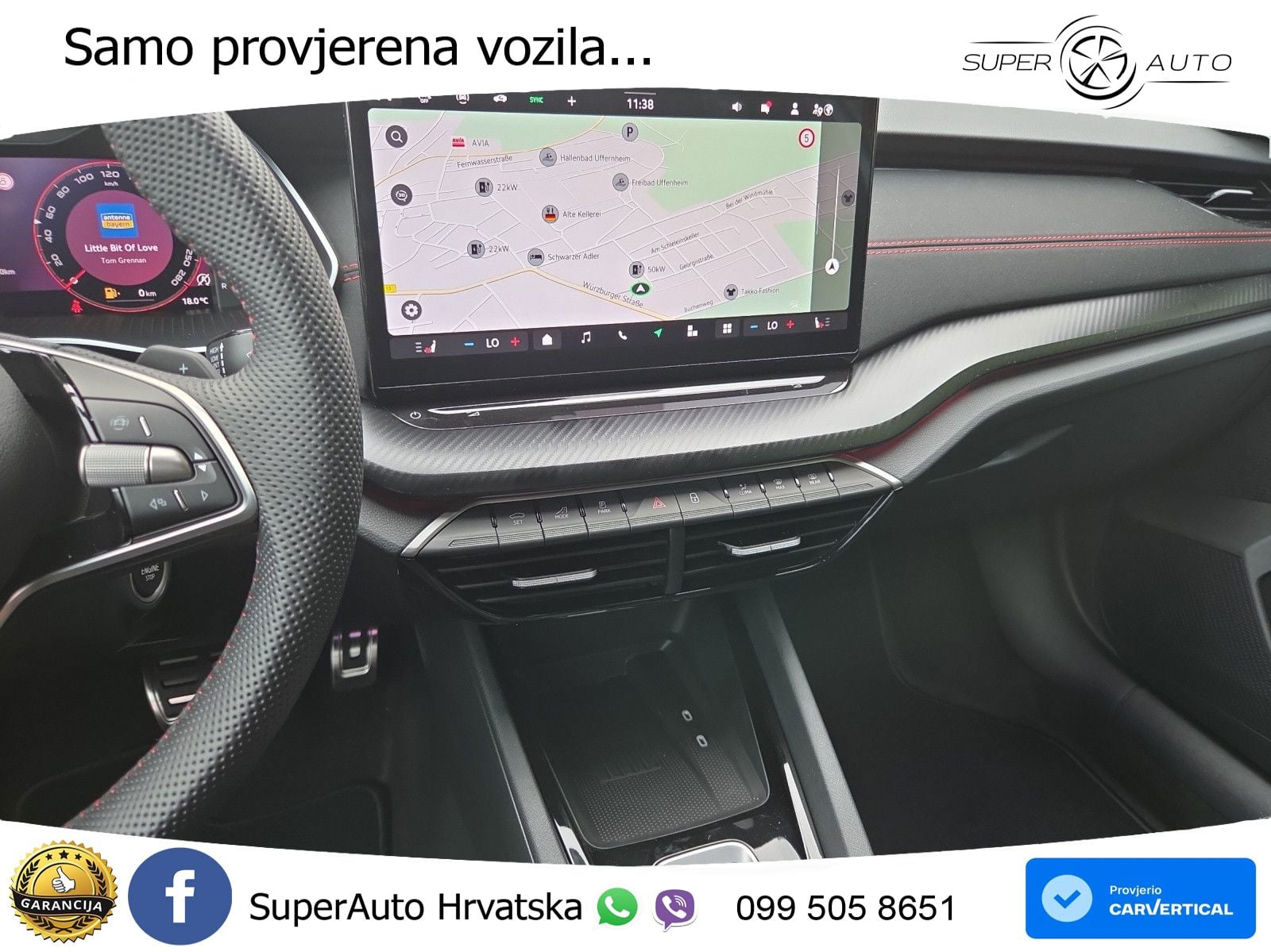 Škoda Octavia Combi RS 2.0 TSI (265 KS) DSG MATRIX+GR SJED+KAM