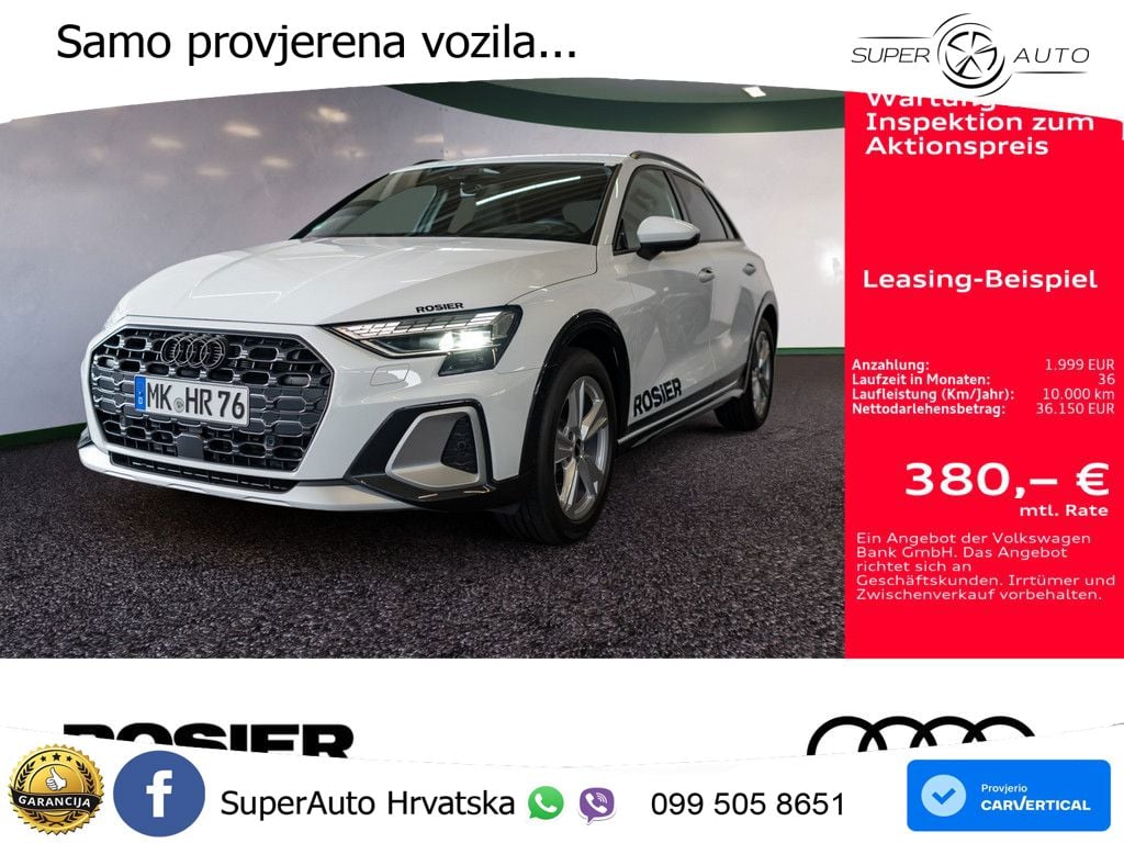 Audi A3 allstreet 35 TFSI (150 KS) S tronic MATRIX+GR SJED+KAM