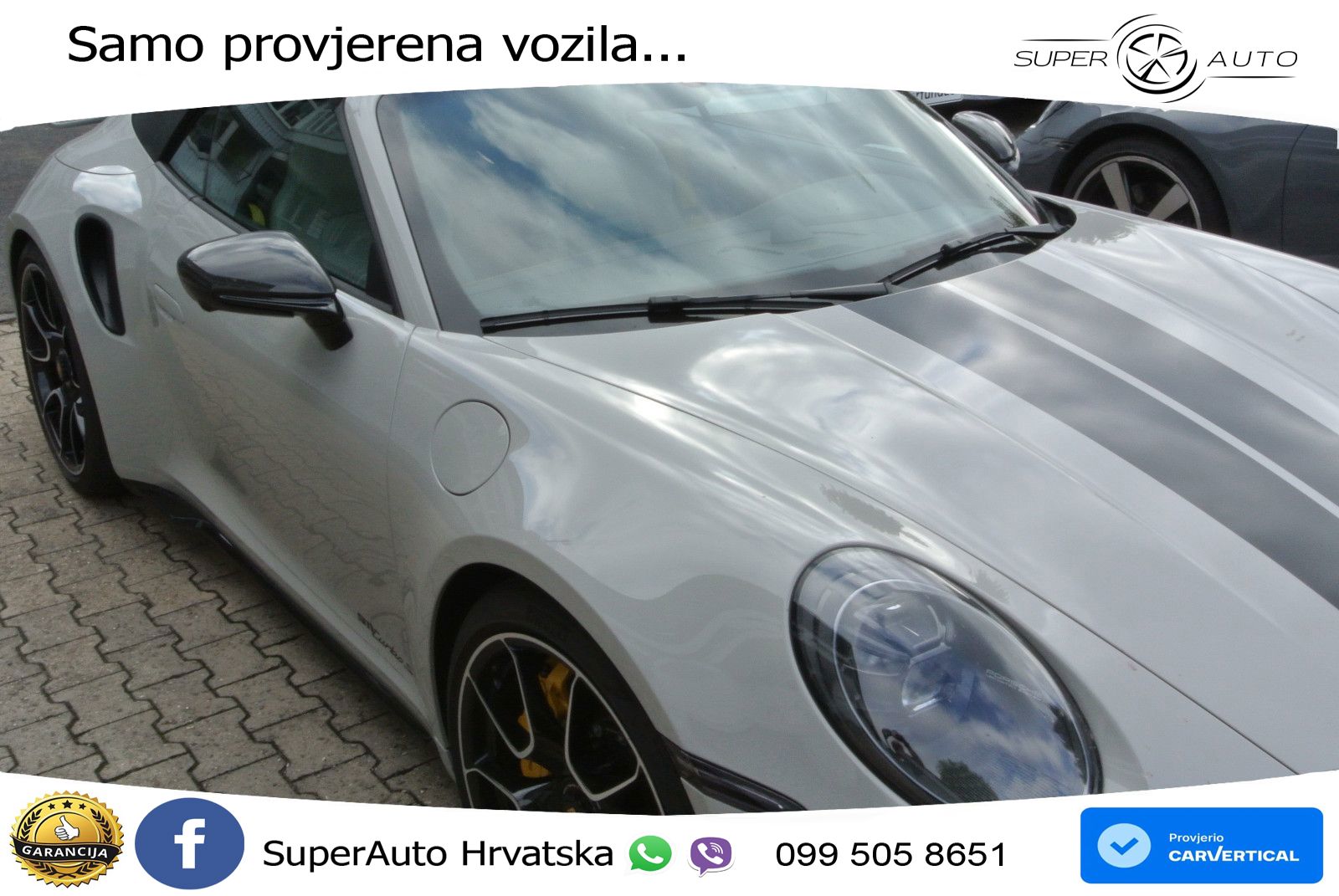 Porsche 911 Turbo S Cabriolet 3.8 (650 KS) PDK ZRAČNI+ACC+GR SJED+KAM+PANO