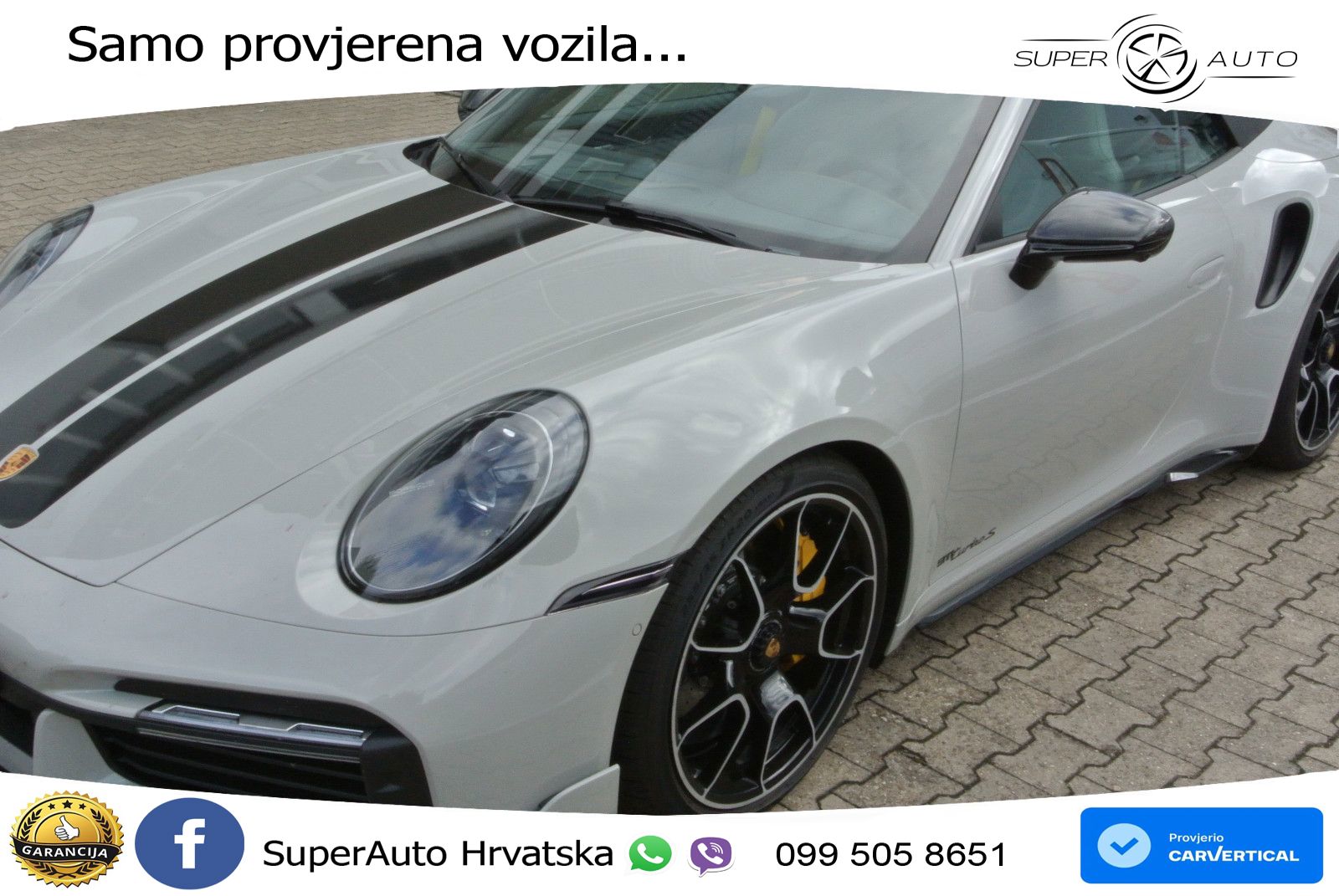 Porsche 911 Turbo S Cabriolet 3.8 (650 KS) PDK ZRAČNI+ACC+GR SJED+KAM+PANO