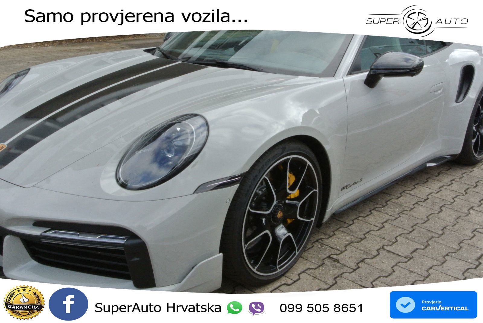 Porsche 911 Turbo S Cabriolet 3.8 (650 KS) PDK ZRAČNI+ACC+GR SJED+KAM+PANO