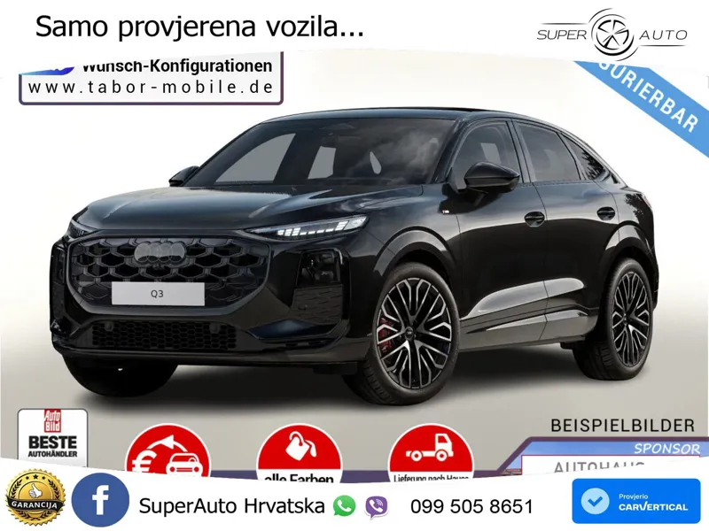 Audi Q3 Sportback 2.0 TDI (150 KS) S tronic