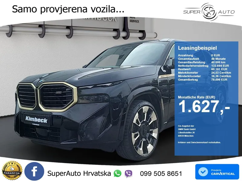 BMW XM 4.4 V8 (653 KS) xDrive Steptronic LED+GR SJED+ACC