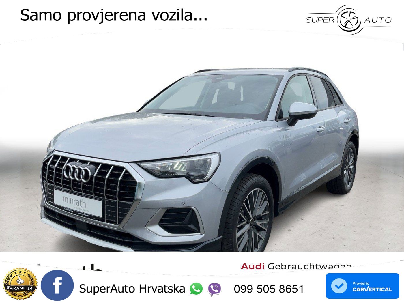 Audi Q3 45 TFSI (245 KS) quattro S tronic advanced LED+GR SJED+ACC