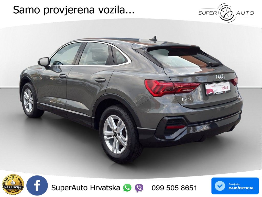 Audi Q3 II Sportback 35 TFSI (150 KS) S tronic LED+GR SJED+ACC