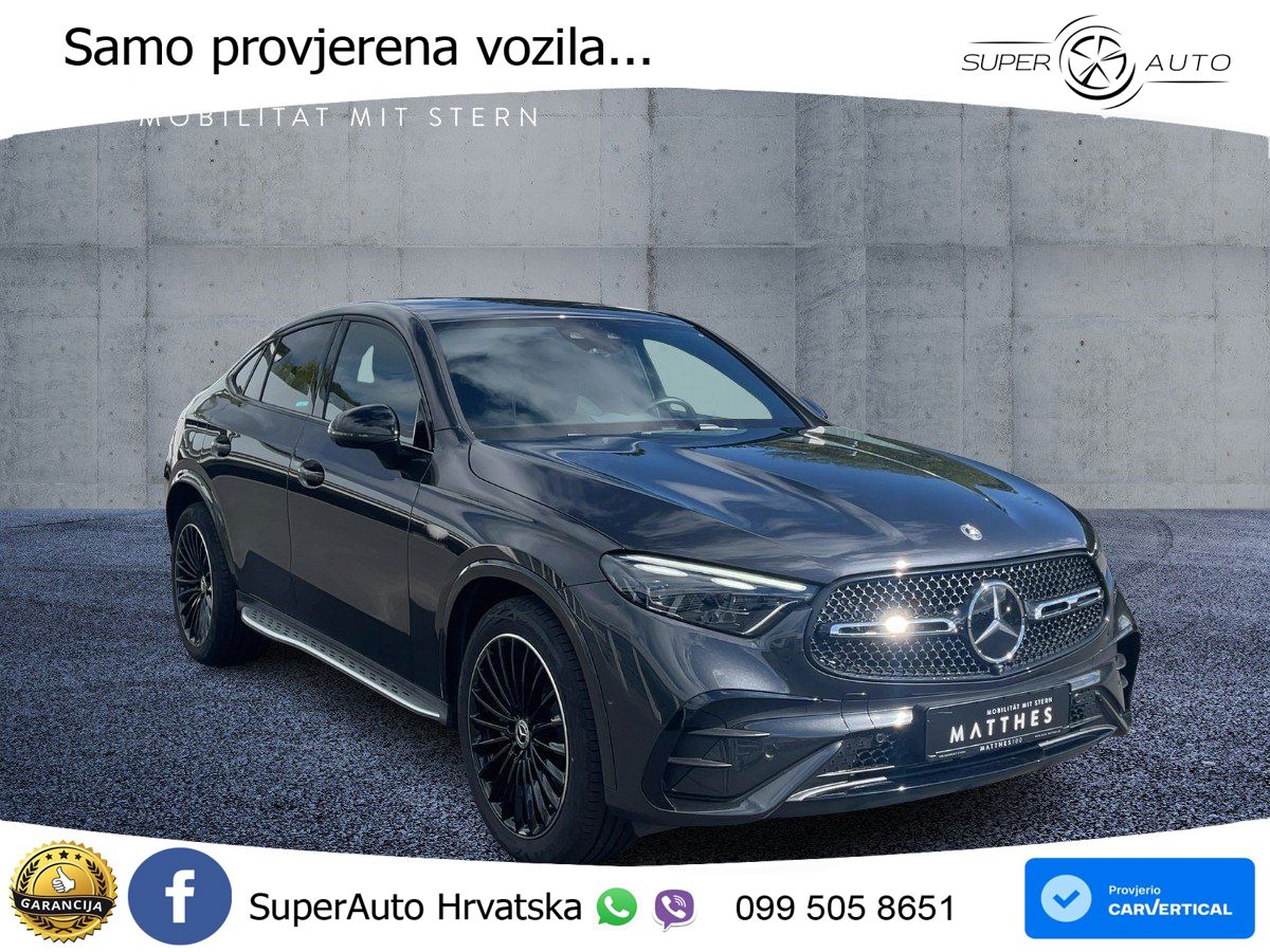 Mercedes GLC Coupe 220d (197 KS) 4MATIC 9G-TRONIC AMG LED+GR SJED+ACC