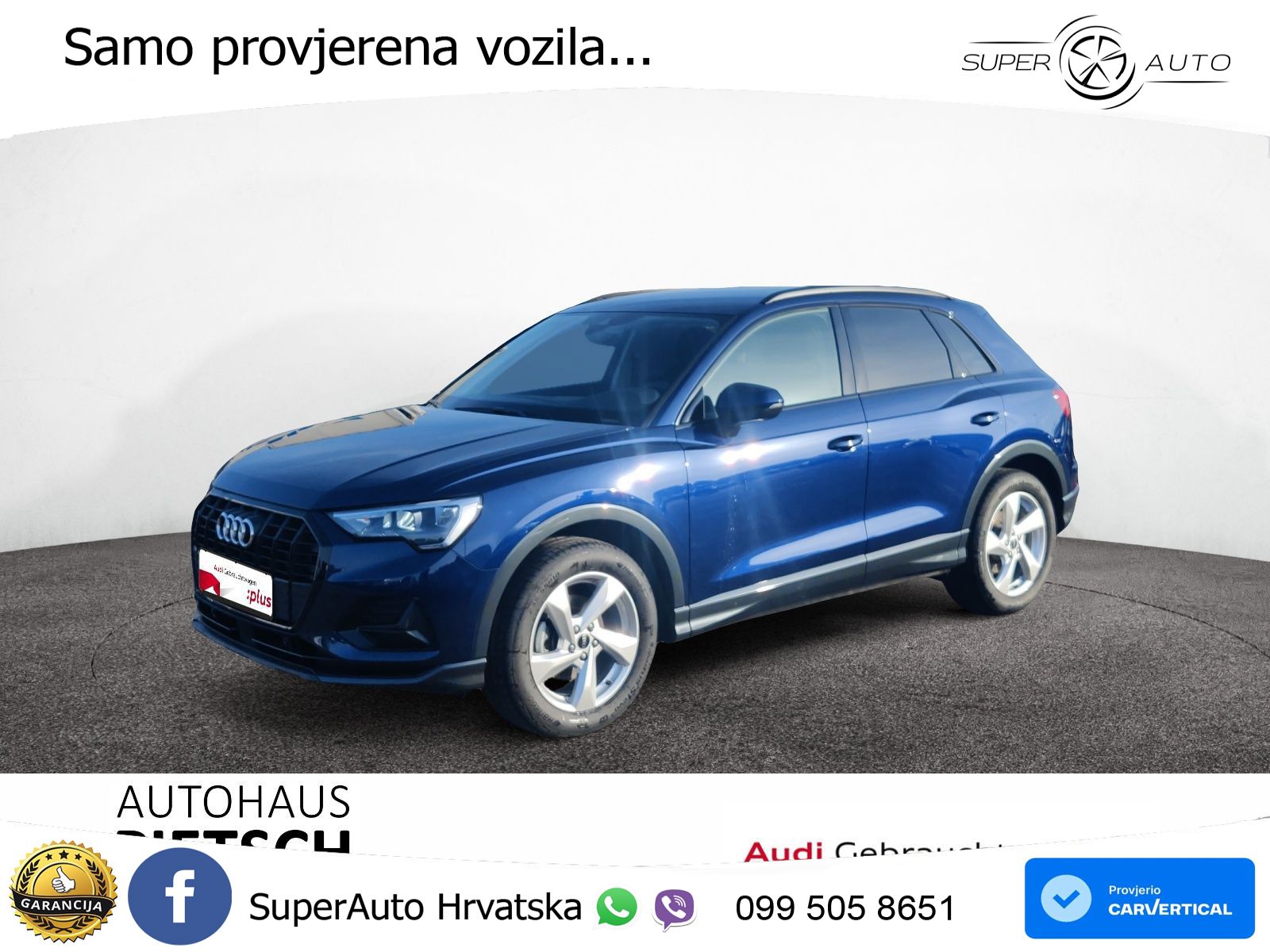 Audi Q3 35 TFSI (150 KS) S tronic advanced LED+GR SJED+ACC