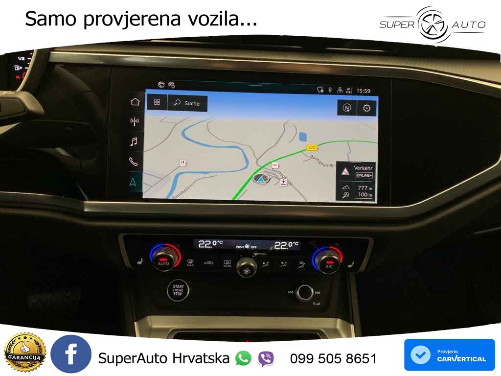 Audi Q3 35 TFSI (150 KS) S tronic advanced LED+GR SJED+ACC