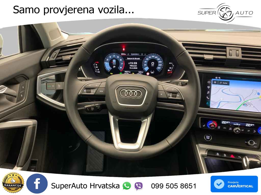 Audi Q3 35 TFSI (150 KS) S tronic advanced LED+GR SJED+ACC