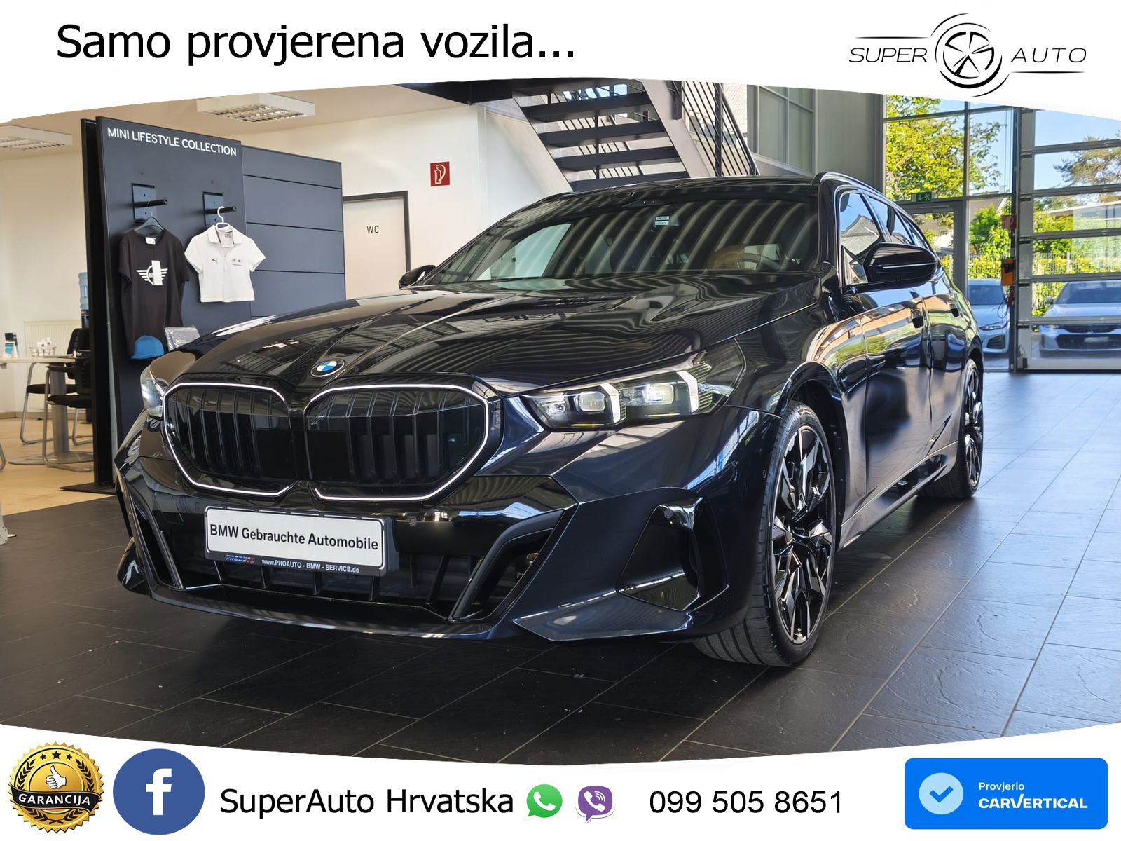 BMW 520i Touring (208 KS) Steptronic M Sport ACC+HEAD+GR SJED+360+PANO