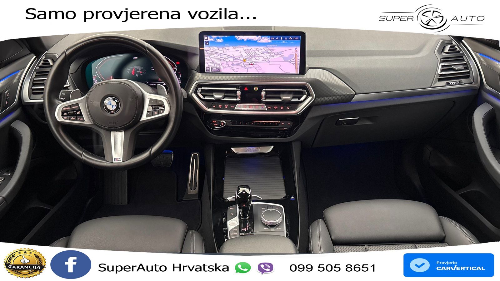 BMW X3 20d xDrive Steptronic M Sport LED+GR SJED+ACC
