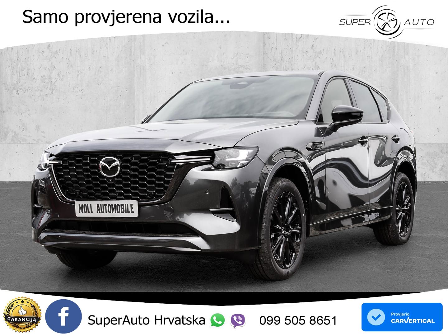 Mazda CX-60 3.3 e-Skyactiv D (254 KS) AWD Automatic MATRIX+GR SJED+KAM