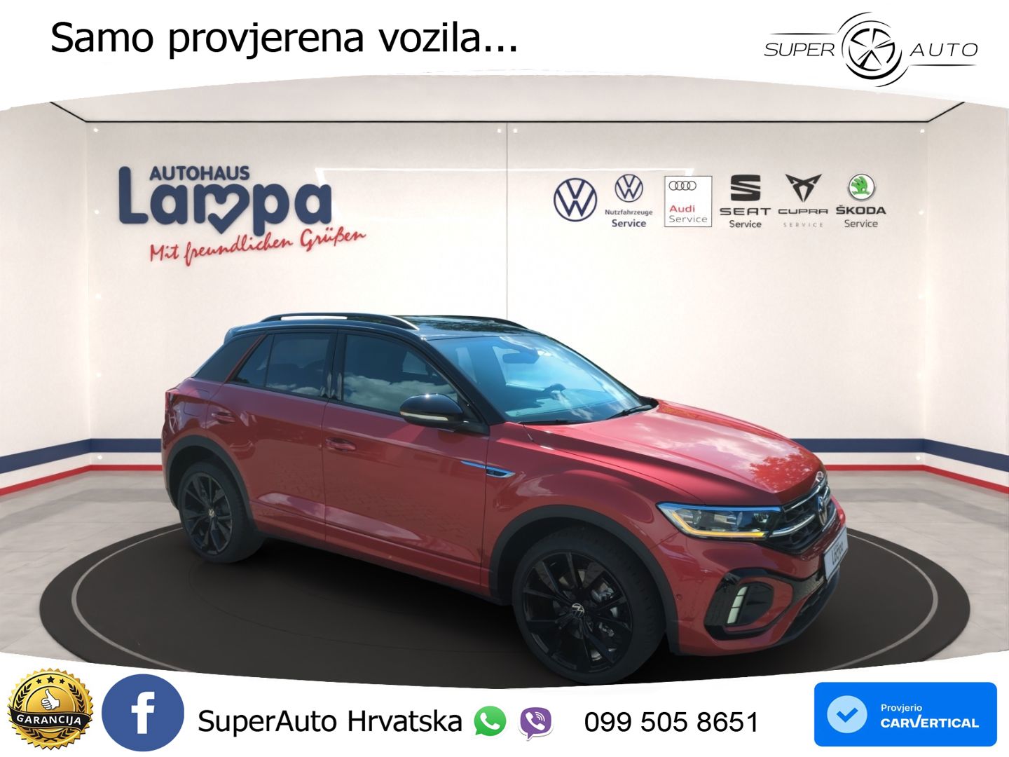 Volkswagen T-Roc 1.5 TSI (150 KS) DSG MATRIX+GR SJED+KAM