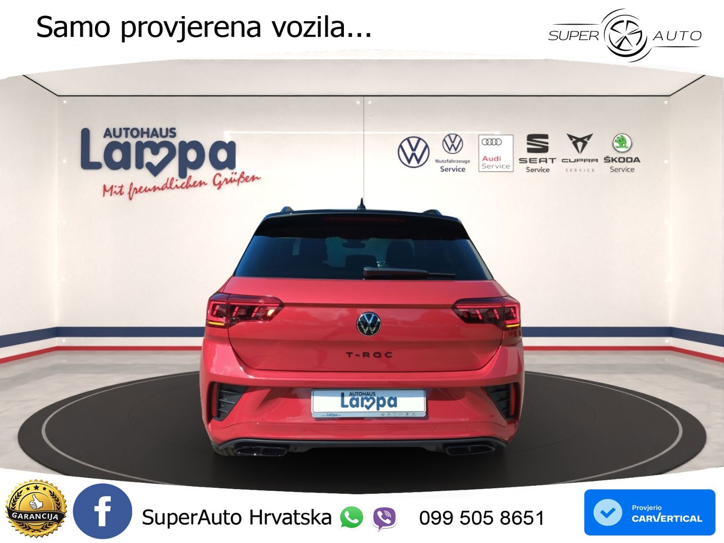 Volkswagen T-Roc 1.5 TSI (150 KS) DSG MATRIX+GR SJED+KAM