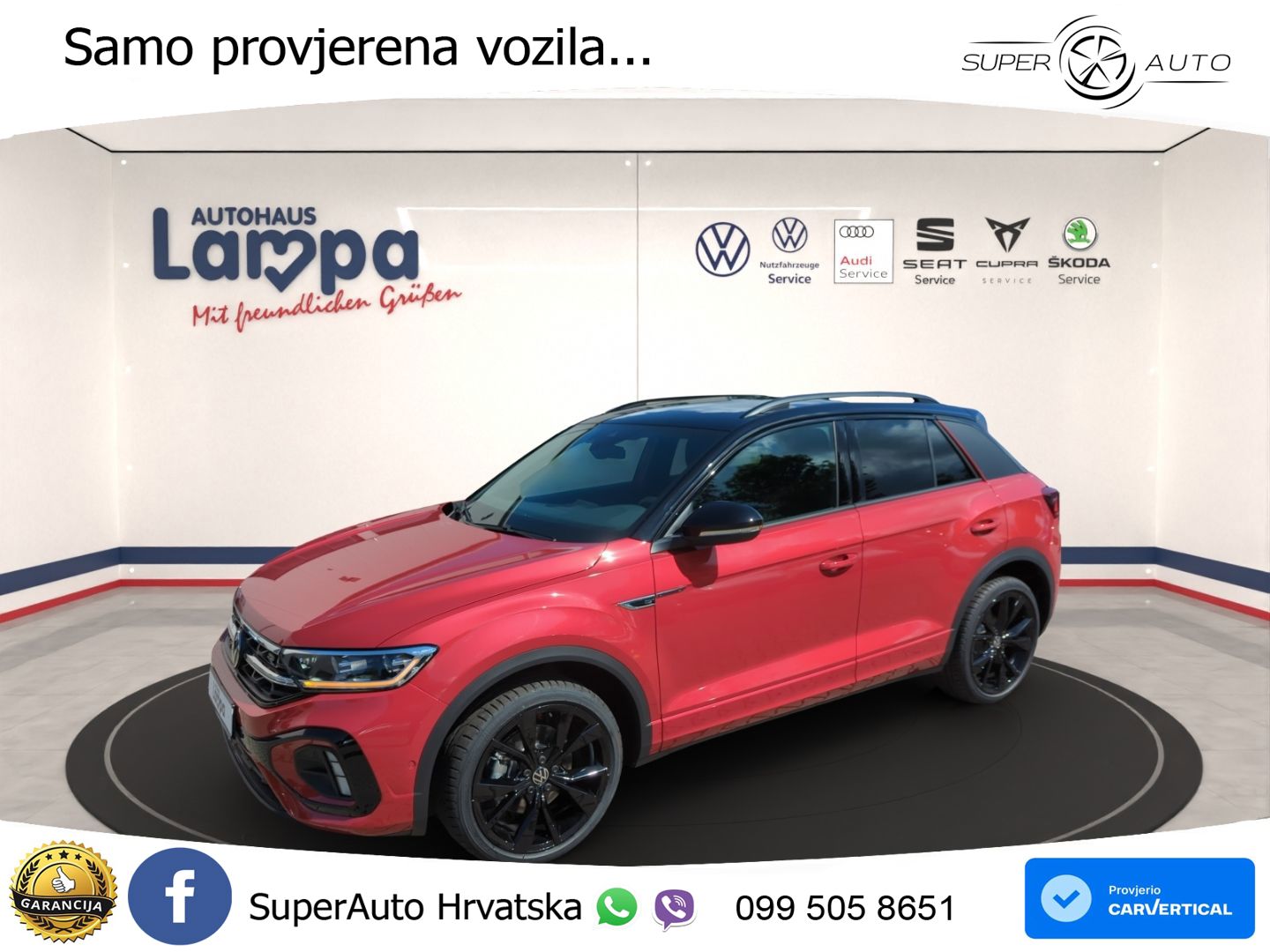 Volkswagen T-Roc 1.5 TSI (150 KS) DSG MATRIX+GR SJED+KAM