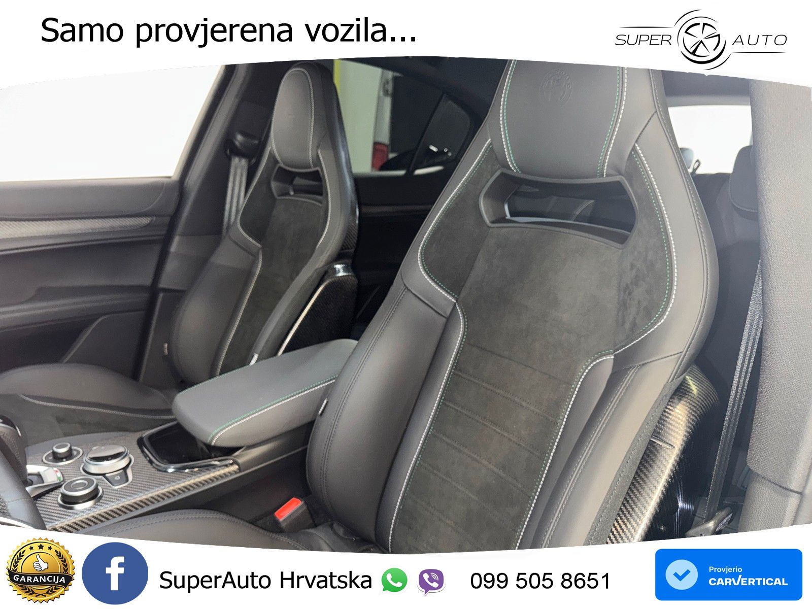 Alfa Romeo Stelvio Quadrifoglio 2.9 V6 Bi-Turbo (520 KS) Q4 Automatic LED+ACC