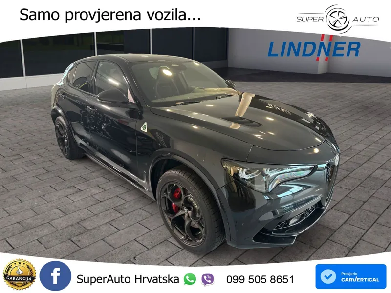 Alfa Romeo Stelvio Quadrifoglio 2.9 V6 Bi-Turbo (520 KS) Q4 Automatic LED+ACC
