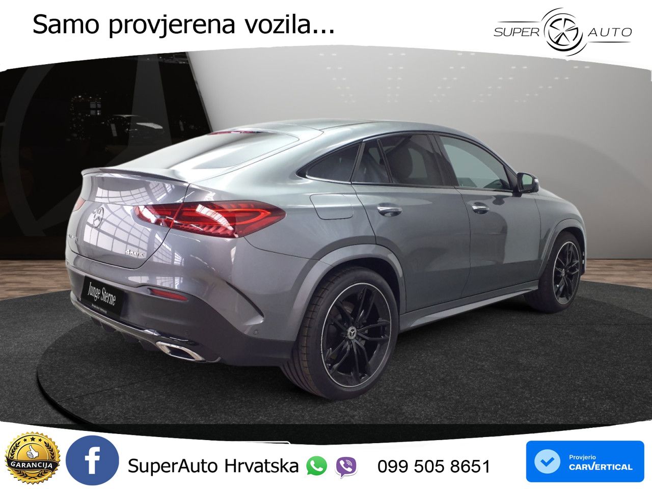 Mercedes GLE 450d (367 KS) EQ Boost 4MATIC 9G-TRONIC AMG ZRAČNI+ACC+GR SJED+KAM+PANO