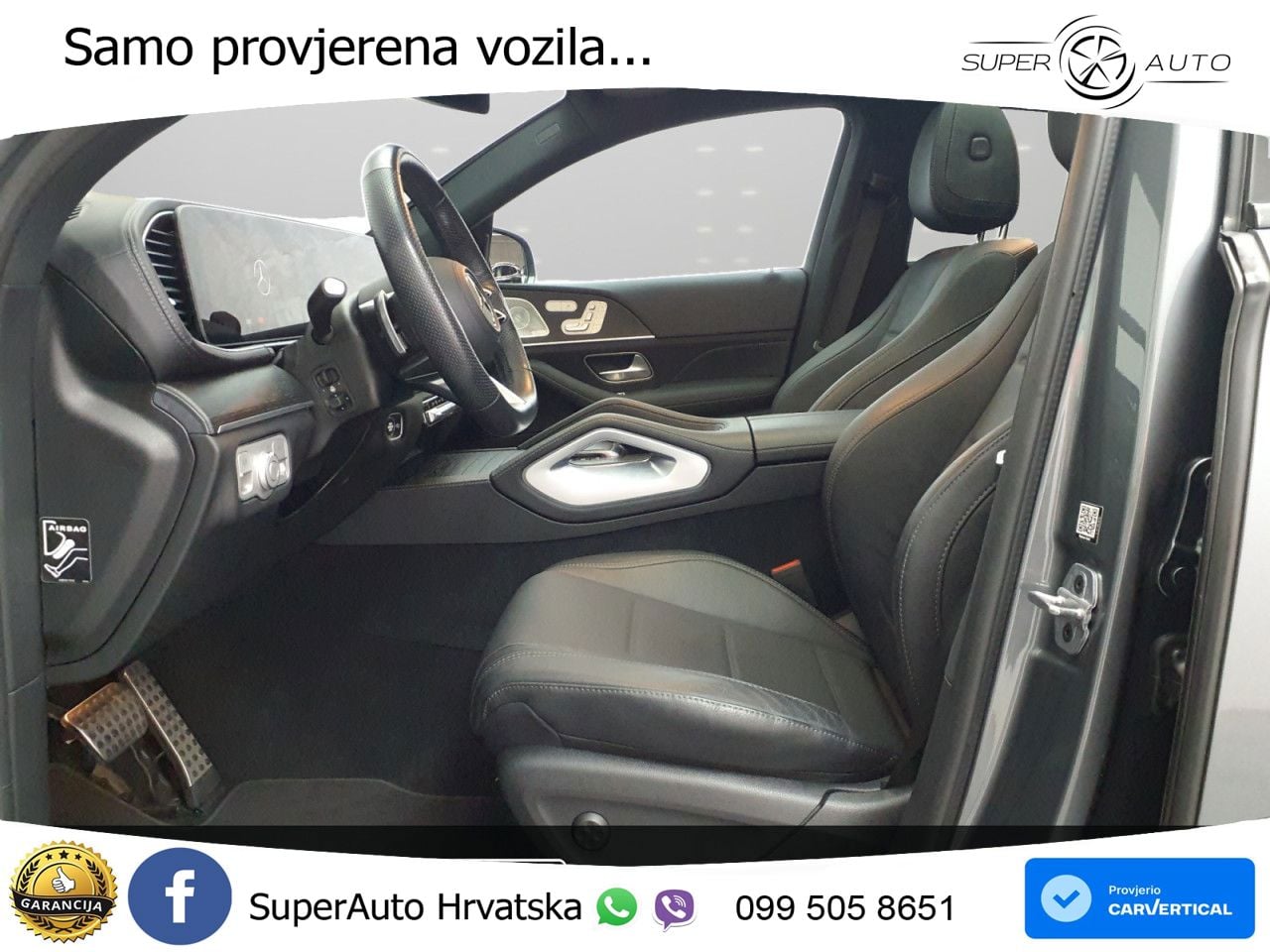 Mercedes GLE 450d (367 KS) EQ Boost 4MATIC 9G-TRONIC AMG ZRAČNI+ACC+GR SJED+KAM+PANO